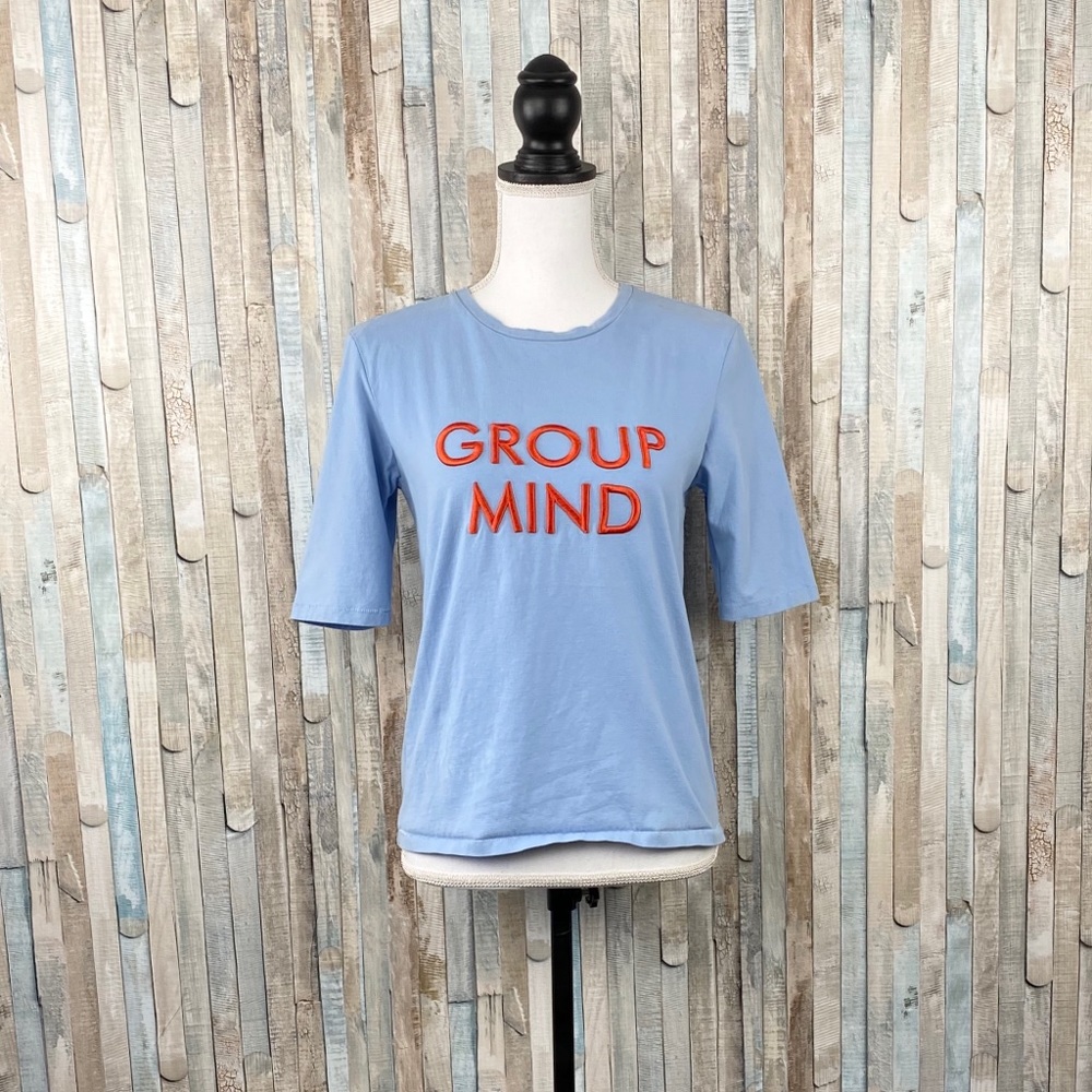 Each x Other S Robert Montgomery Knit T Shirt Top
